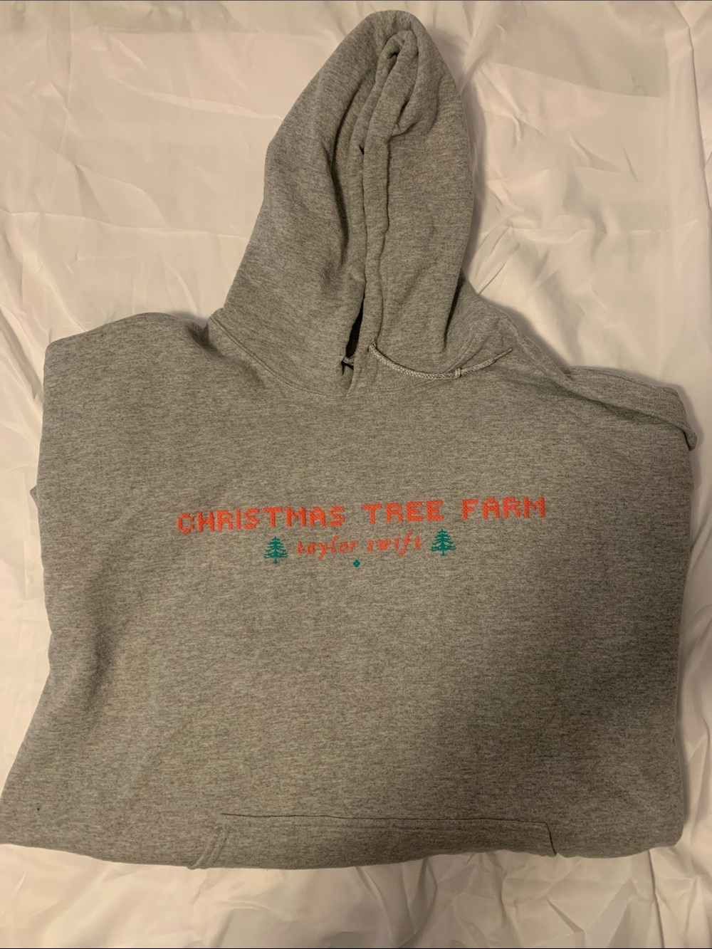 Taylor Swift Christmas Tree Farm Hoodie Rare